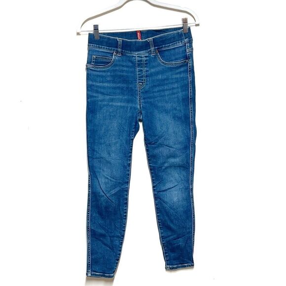Spanx Ankle Skinny crop Jeans Medium Wash Sz S - Picture 5 of 7